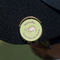 Sloth Golf Ball Marker Hat Clip - Gold - On Hat