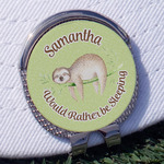 Sloth Golf Ball Marker - Hat Clip