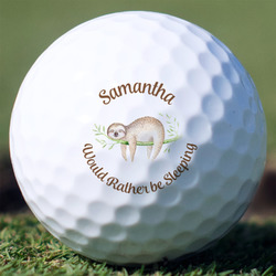 Sloth Golf Balls - Non-Branded - Set of 3 (Personalized)