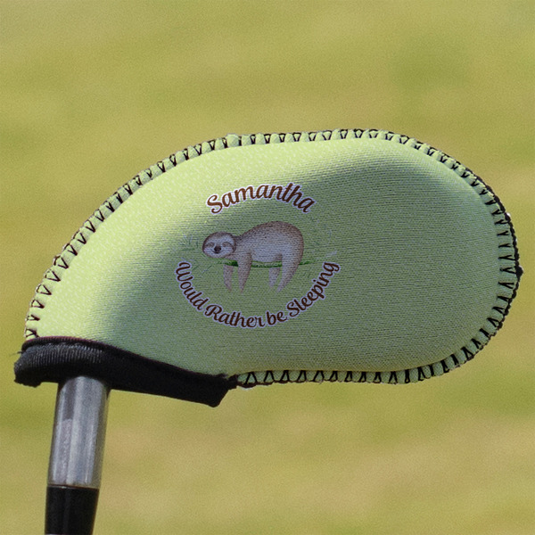Custom Sloth Golf Club Iron Cover (Personalized)