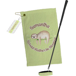 Sloth Golf Towel Gift Set (Personalized)
