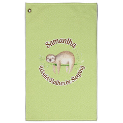 Sloth Golf Towel - Poly-Cotton Blend w/ Name or Text