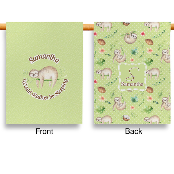 Sloth House Flags - Double Sided - APPROVAL