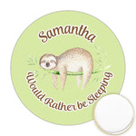 Sloth Printed Cookie Topper - 2.5" (Personalized)