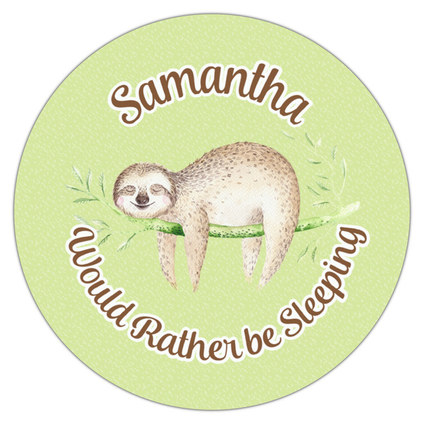 Sloth Icing Circle - Medium - Single