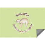 Sloth Indoor / Outdoor Rug - 6'x8' w/ Name or Text