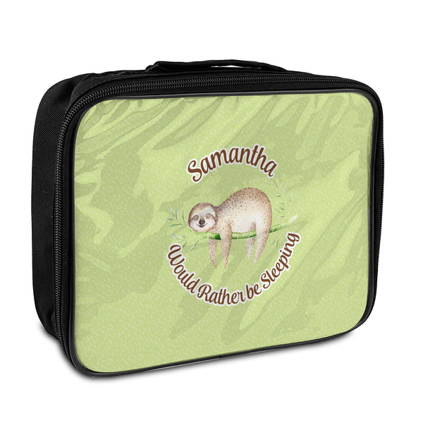 Custom Sloth Insulated Lunch Bag (Personalized)