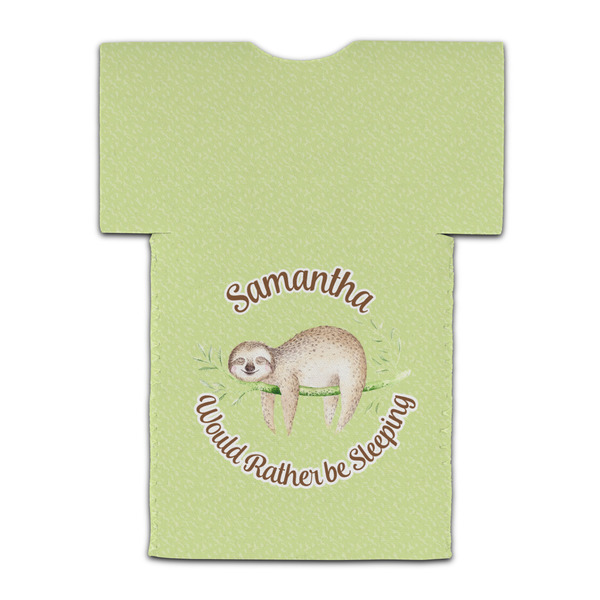 Sloth Jersey Bottle Cooler - BACK (flat)