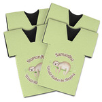 Sloth Jersey Bottle Cooler - Set of 4 (Personalized)