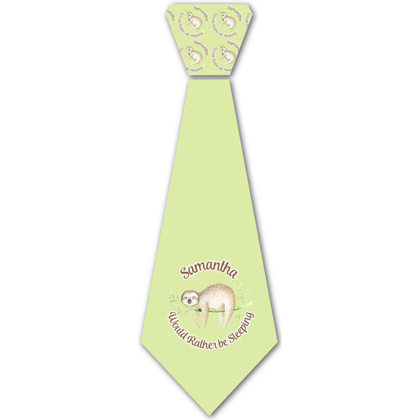 Custom Sloth Iron On Tie (Personalized)