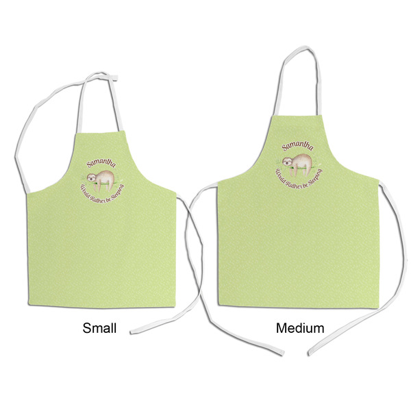 Sloth Kid's Aprons - Comparison