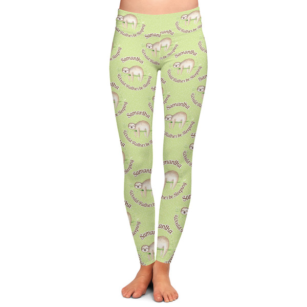 Custom Sloth Ladies Leggings (Personalized)