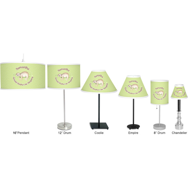 Sloth Lamp Full View Size Comparison