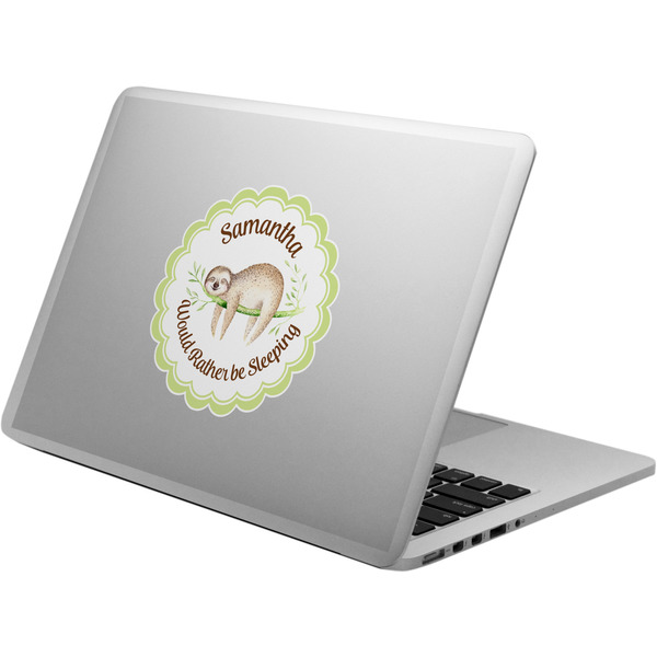 Custom Sloth Laptop Decal (Personalized)
