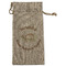 Sloth Large Burlap Gift Bag - Front (Personalized)