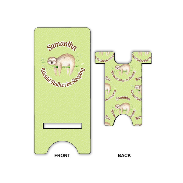 Sloth Large Phone Stand - Front & Back
