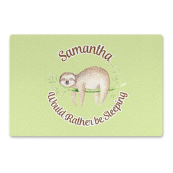 Sloth Large Rectangle Car Magnet (Personalized)
