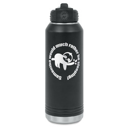 Sloth Water Bottles - Laser Engraved - Front & Back (Personalized)