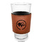 Sloth Laserable Leatherette Mug Sleeve - In pint glass for bar