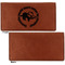 Sloth Leather Checkbook Holder Front and Back Single Sided - Apvl