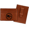 Sloth Leatherette Wallet with Money Clips - Front and Back