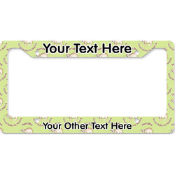 Sloth License Plate Frame - Style B (Personalized)