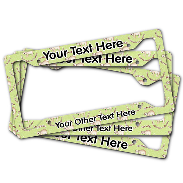 Sloth License Plate Frames - (PARENT MAIN)