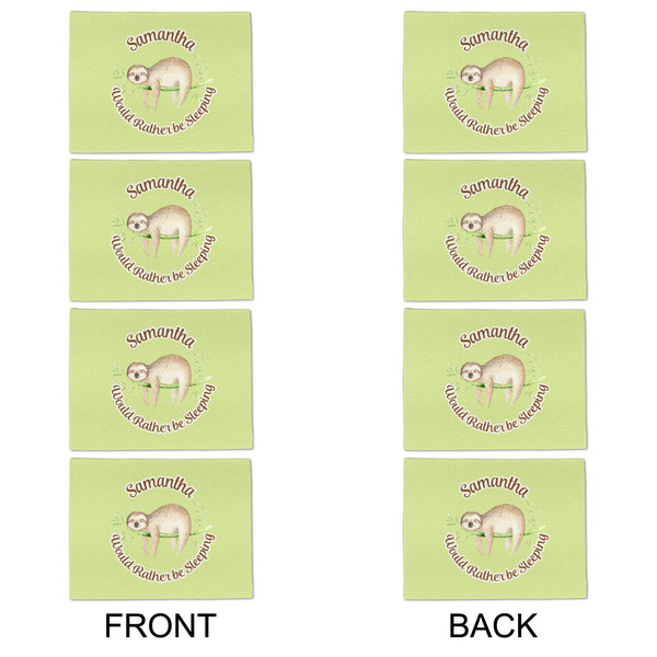 Sloth Linen Placemat - APPROVAL Set of 4 (double sided)