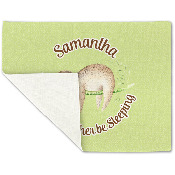Sloth Linen Placemat - Folded Corner (single side)