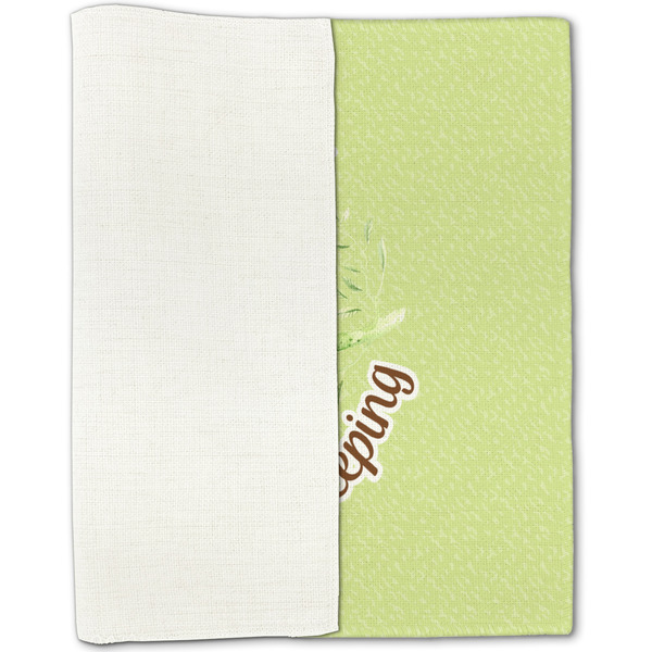 Sloth Linen Placemat - Folded Half