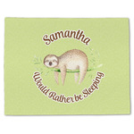 Sloth Single-Sided Linen Placemat - Single w/ Name or Text