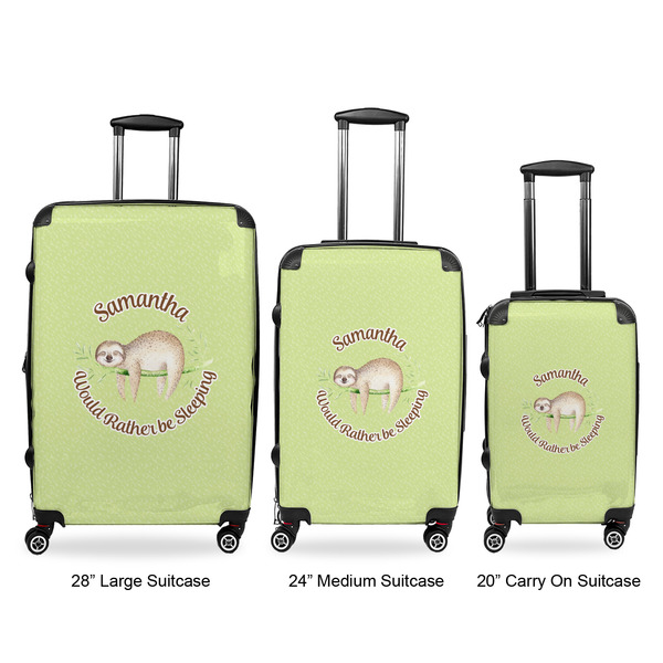 Sloth Luggage Bags all sizes - With Handle