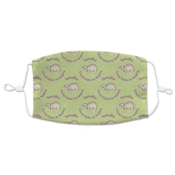 Custom Sloth Adult Cloth Face Mask - XLarge (Personalized)