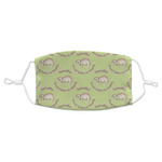 Sloth Adult Cloth Face Mask - Standard (Personalized)