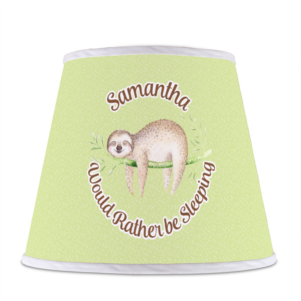 Sloth Poly Film Empire Lampshade - Front View