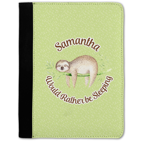 Custom Sloth Notebook Padfolio w/ Name or Text