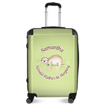 Sloth Suitcase - 24" Medium - Checked (Personalized)