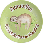 Sloth Melamine Plate (Personalized)
