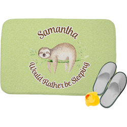 Sloth Memory Foam Bath Mat (Personalized)
