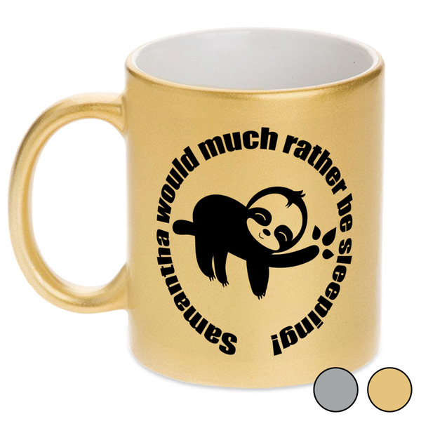 Sloth Metallic Mugs