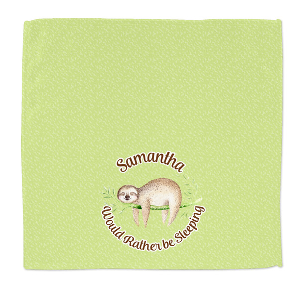 Custom Sloth Microfiber Dish Rag (Personalized)