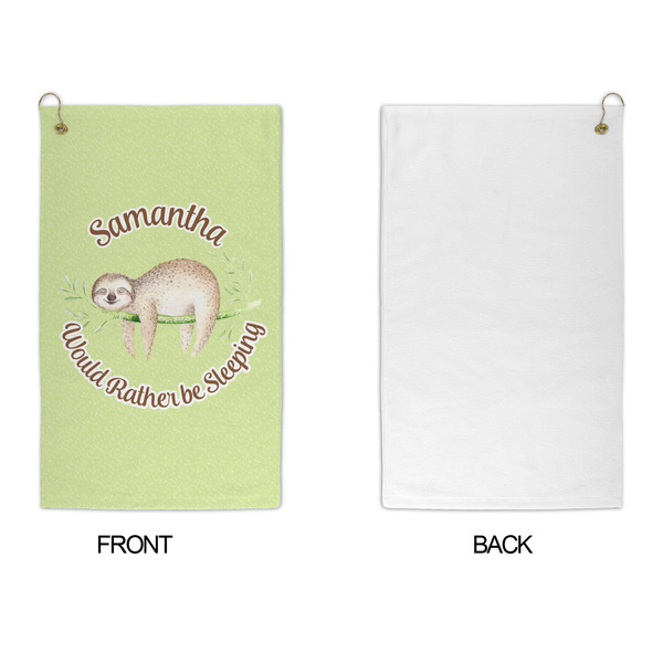 Sloth Microfiber Golf Towels - APPROVAL