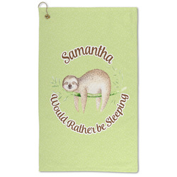 Sloth Microfiber Golf Towel - Large (Personalized)