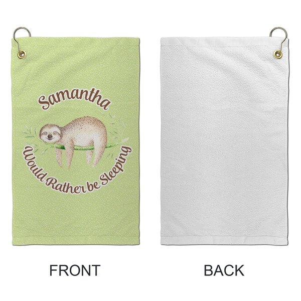 Sloth Microfiber Golf Towels - Small - APPROVAL
