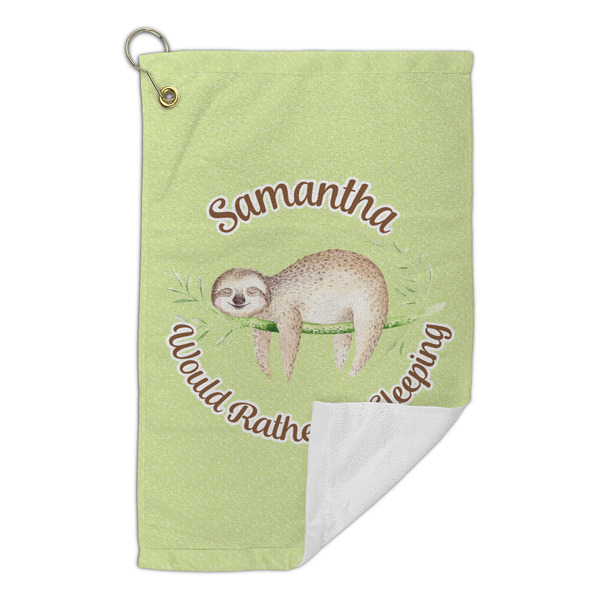 Sloth Microfiber Golf Towels Small - FRONT FOLDED