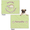 Sloth Microfleece Dog Blanket - Regular - Front & Back