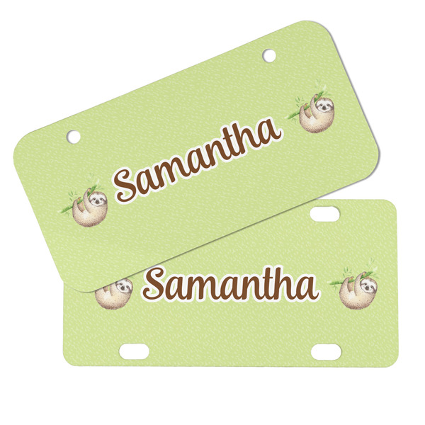 Sloth Mini License Plates - MAIN (4 and 2 Holes)
