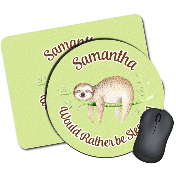 Custom Sloth Mouse Pad (Personalized)