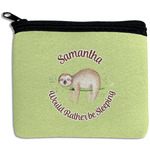 Sloth Rectangular Coin Purse (Personalized)