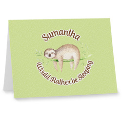Sloth Note cards (Personalized)